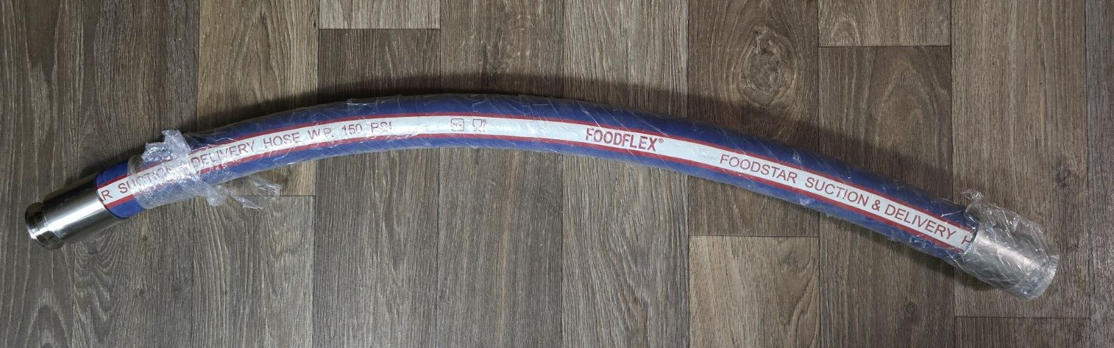 38″ Foodflex Foodstar Suction and Delivery Hose 150 PSI FDA Approved FFW-150