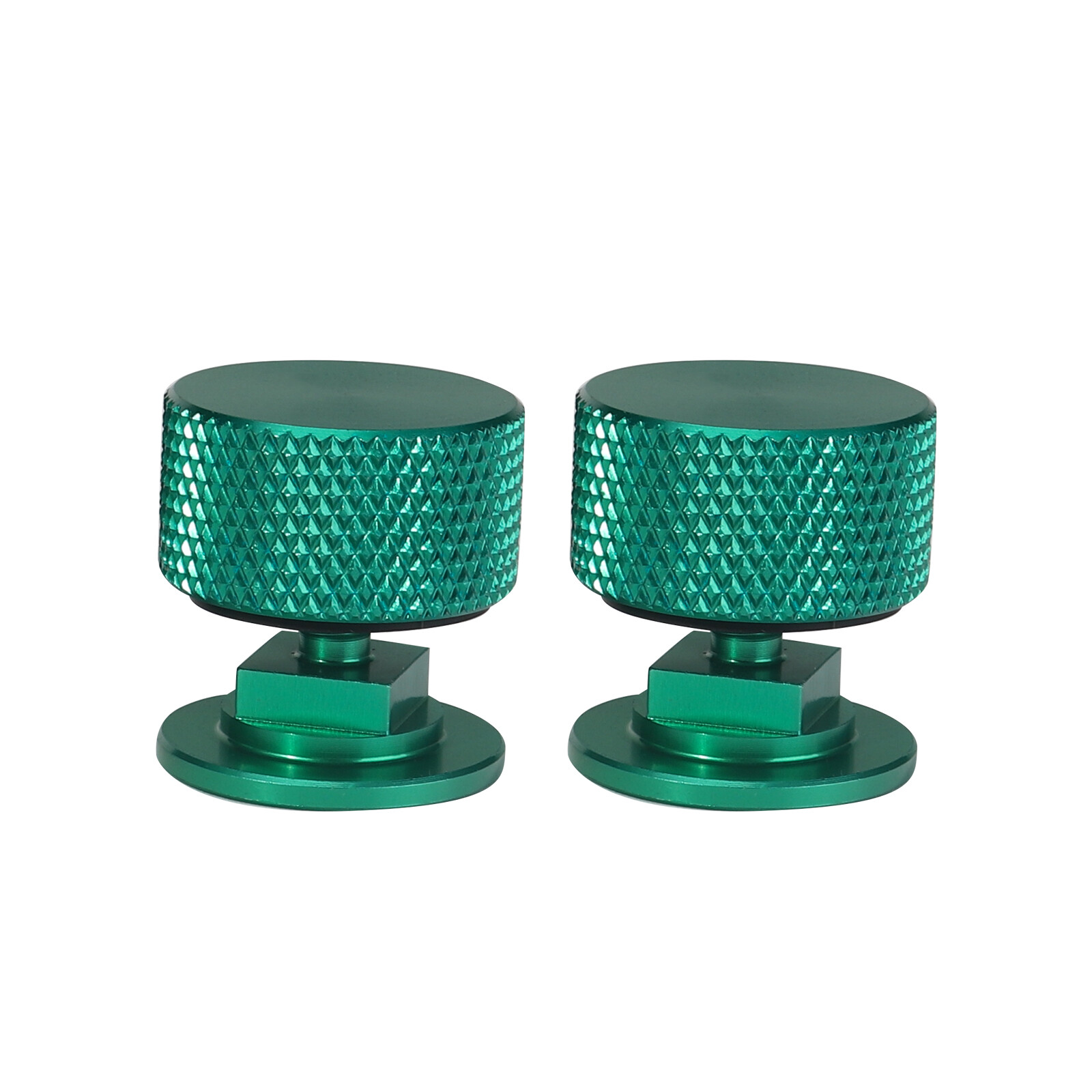1 Pair Welding Hood (Pipeliner) Fasteners Aluminum (Green Textured Surface)