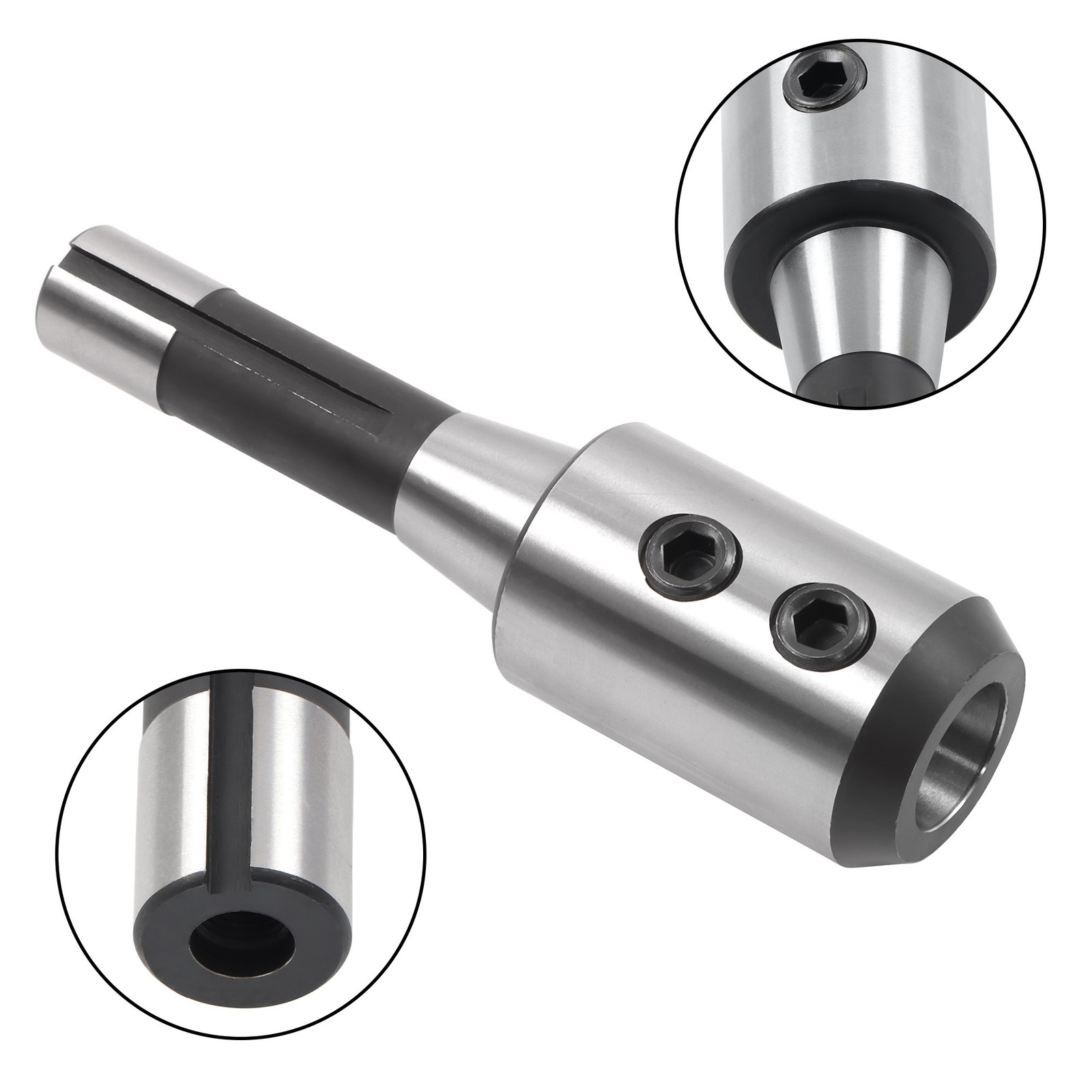 1 Inch Hardened Steel End Mill Holder R8 Shank Adapter Milling Cutter Set