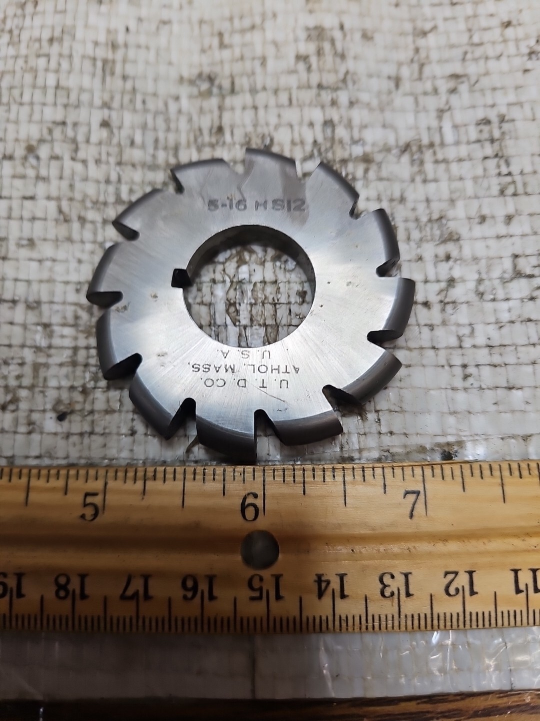 UNION TOOL 2.25″ x 5/16″ x 7/8″ CONVEX 5/16 DIA Side Milling Cutter HSS