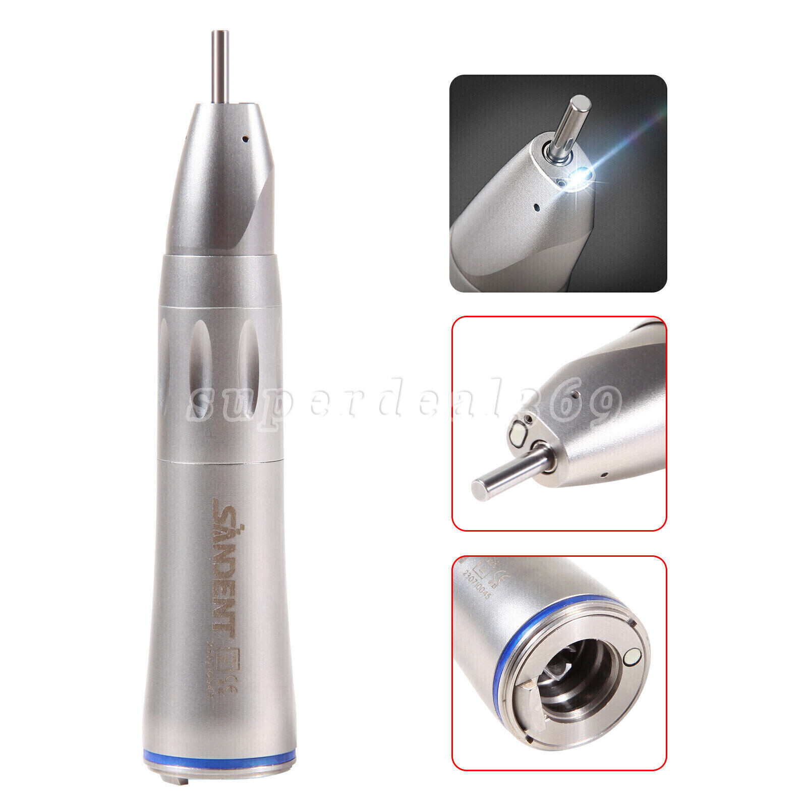 NSK Style Dental Straight Nose Inner/External Spray Low Speed Handpiece SANDENT