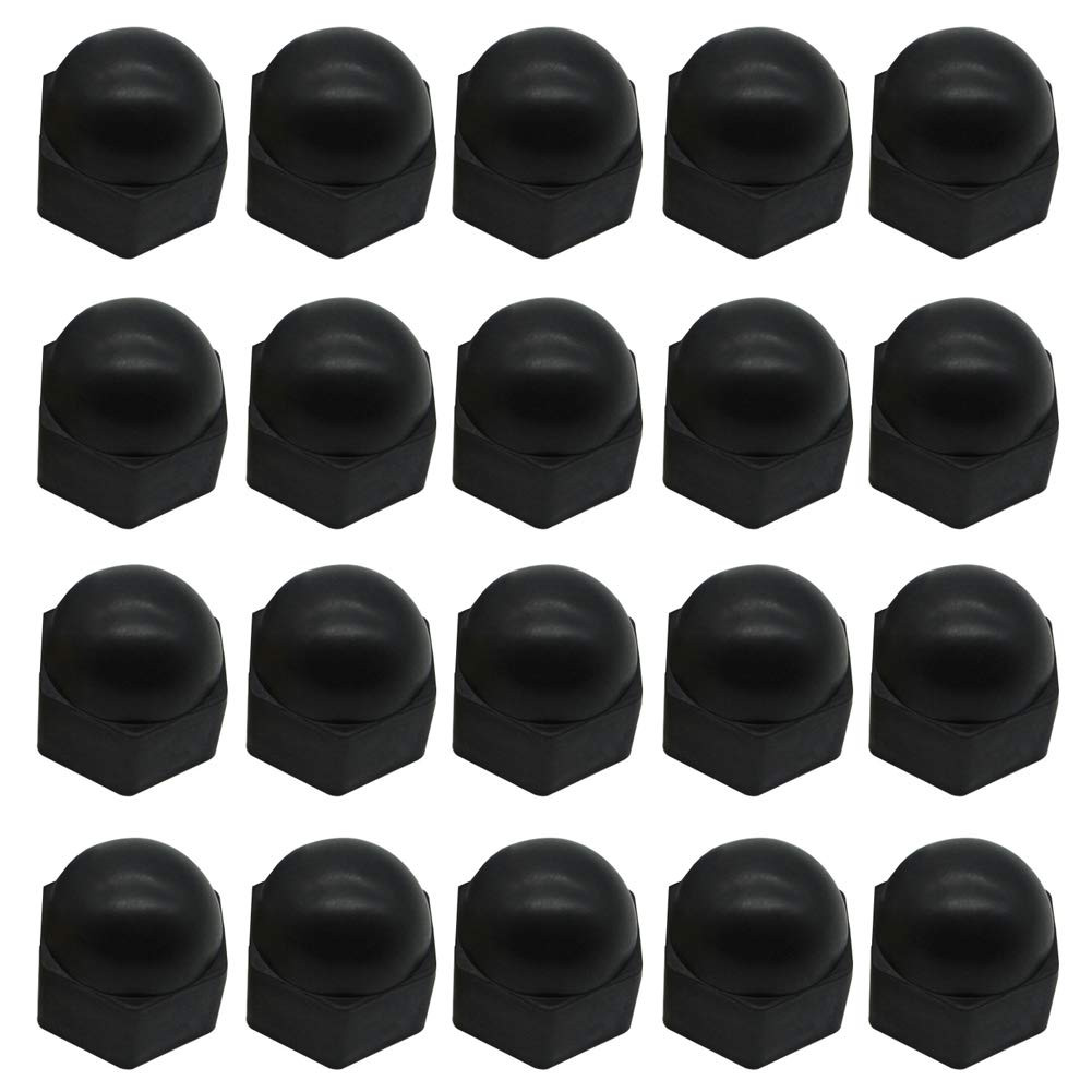 20 Pieces Nut Protection Cover Hex Nut Protection Caps Dome Bolt Nut Protective