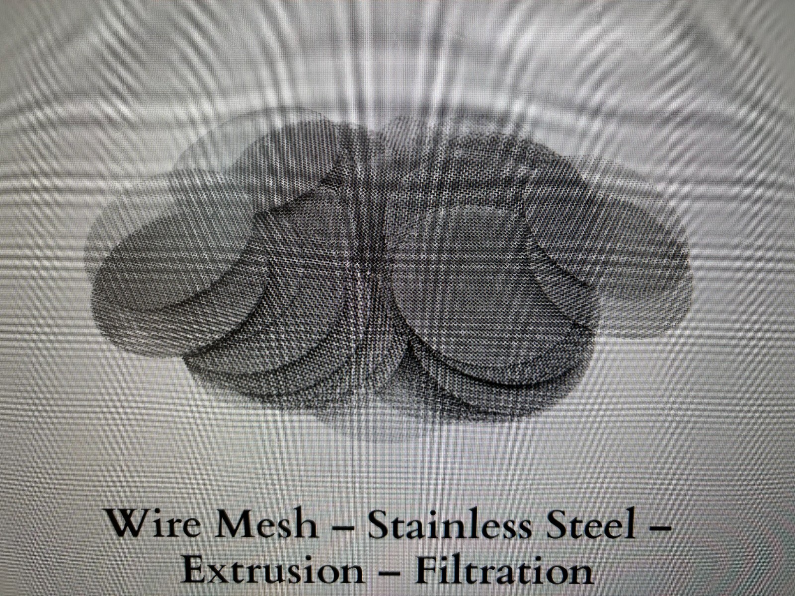 Stainless Steel 304 wire cloth disc 2″ Dia 80X80 mesh (100 pack)