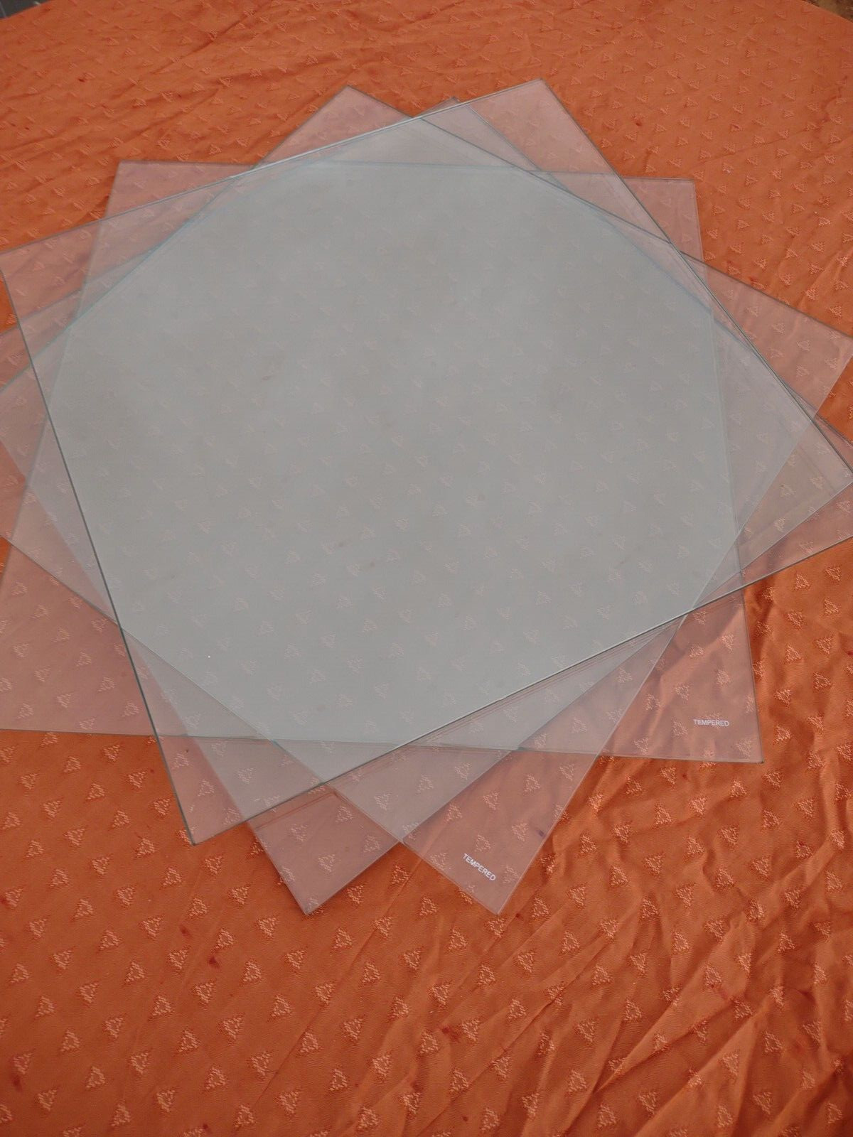 16X16 3/16th Display Tempered Glass Sheets