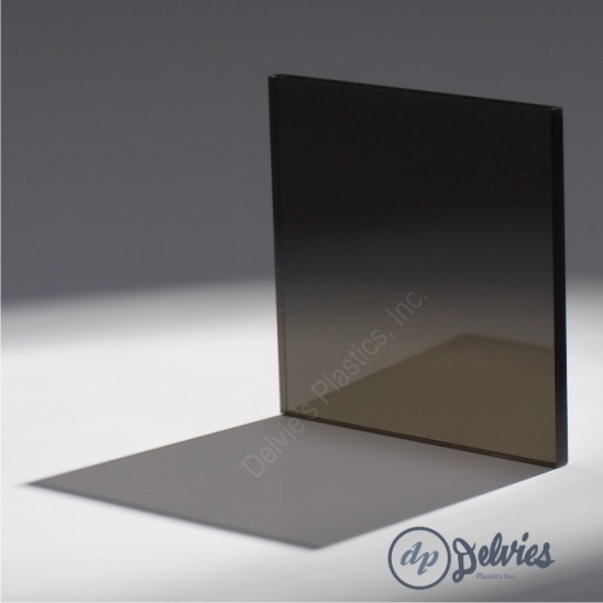 3/16″ 2074 Transparent Dark Gray Cell Cast Acrylic Sheet 12″ x 24″
