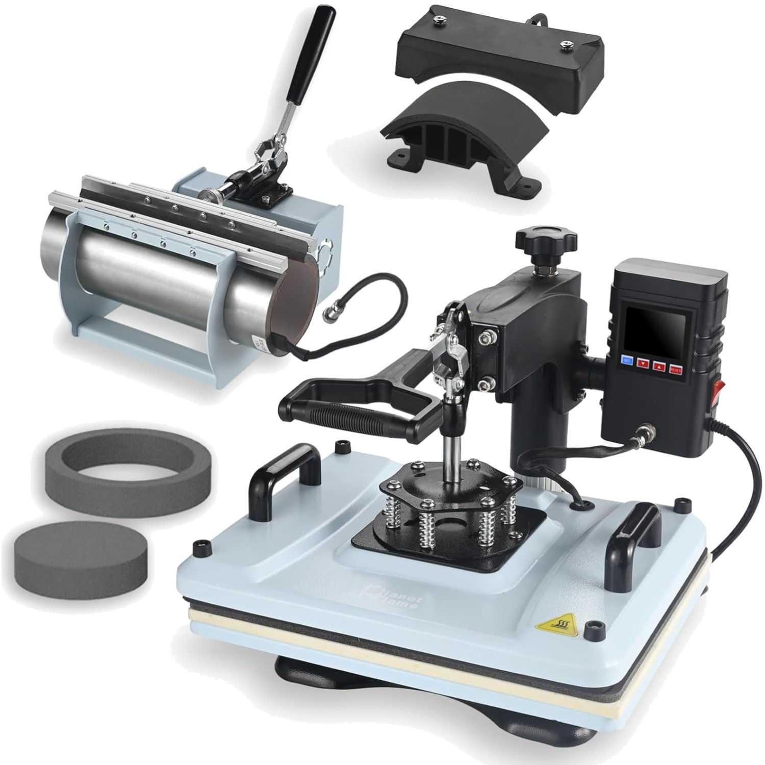 12×15 Inch, 360° Swing Away 5 in 1 Heat Transfer Machine, Multifunctional Hea…