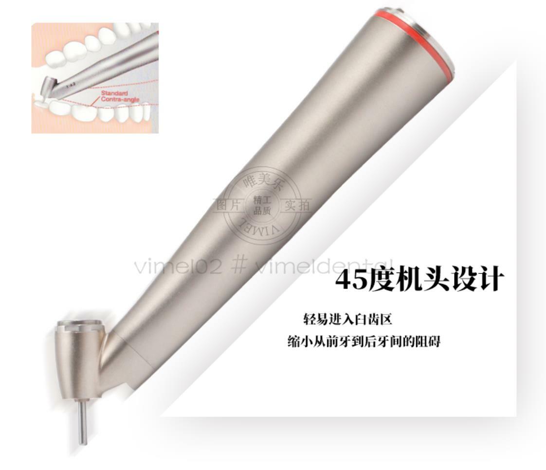 45 Degree Dental Contra Angle with led light surgical handpiece 1:4.2 Increasing