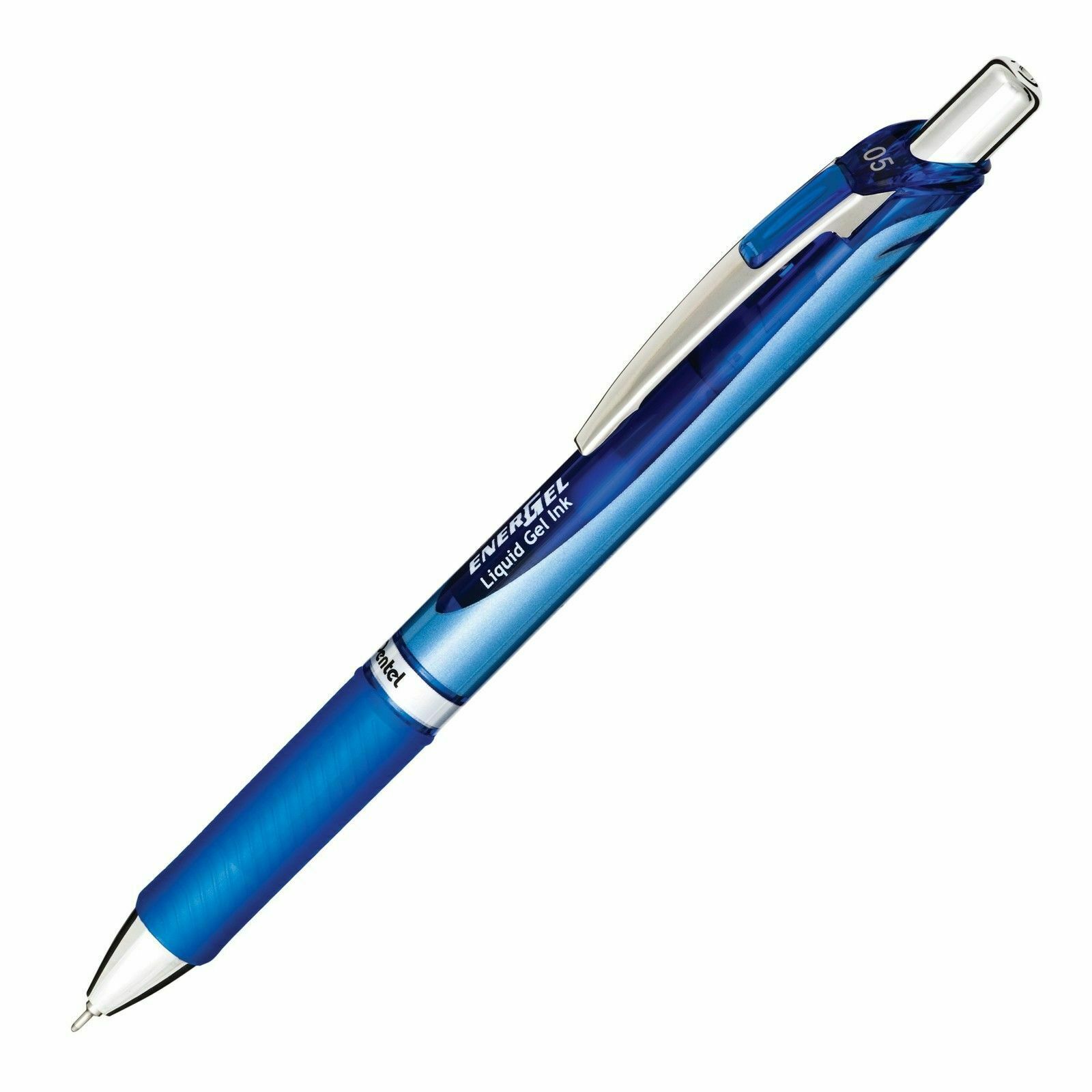 BLN75C Pentel EnerGel RTX Deluxe Gel Pen, 0.5mm Needle, Red Ink, Pack of 1