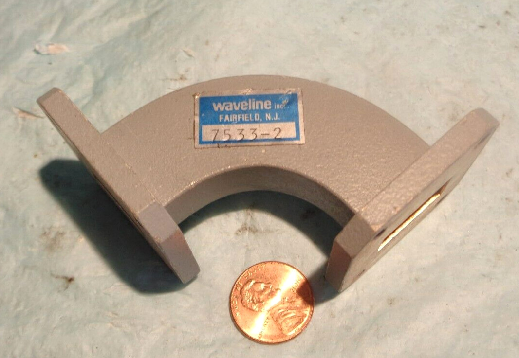 Waveline 7533-2 90° Waveguide H-Bend Right-Angle Waveguide