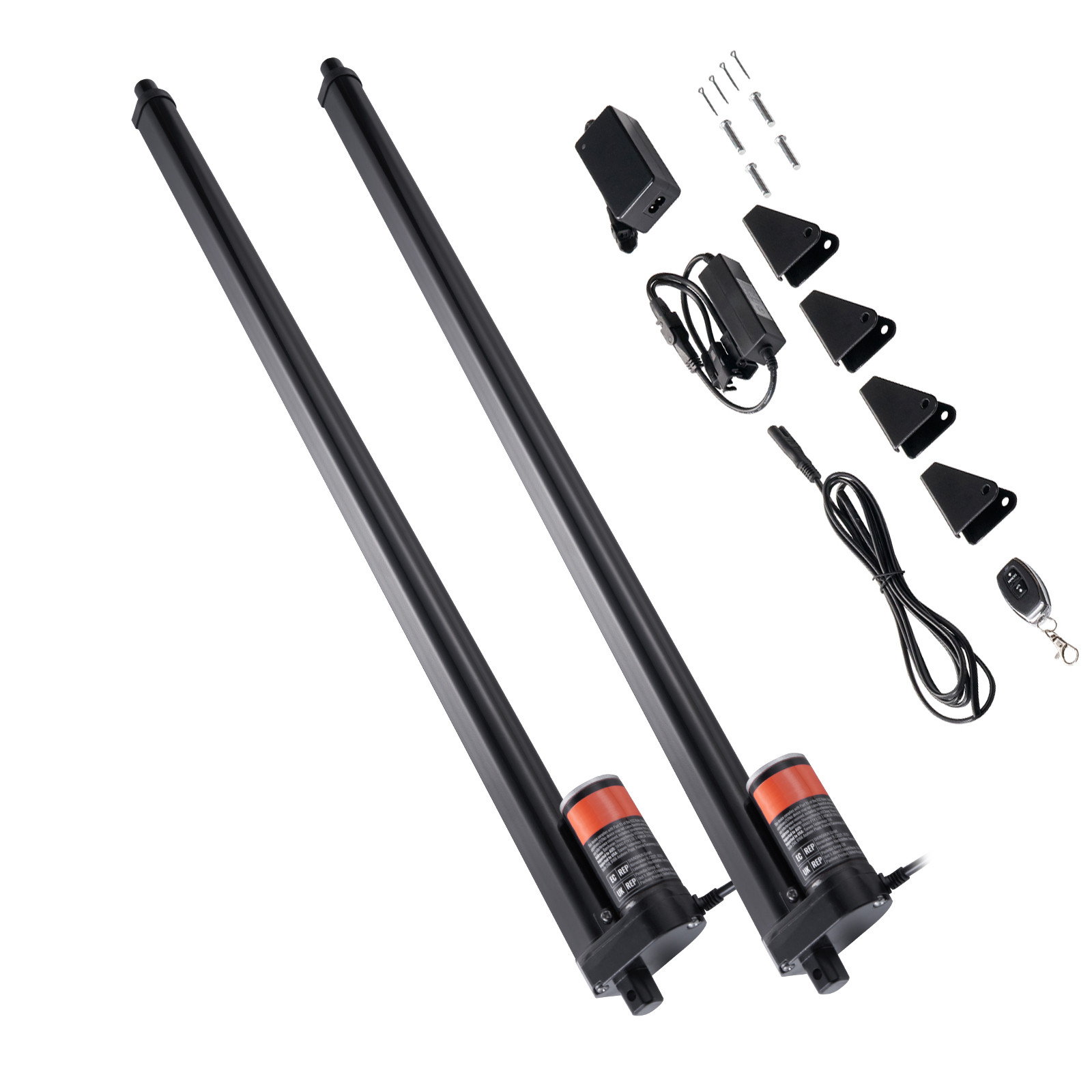 VEVOR 2PCS 12V Linear Actuator Kit 30 Inch 0.35″/s 220lbs/1000N IP54 Protection