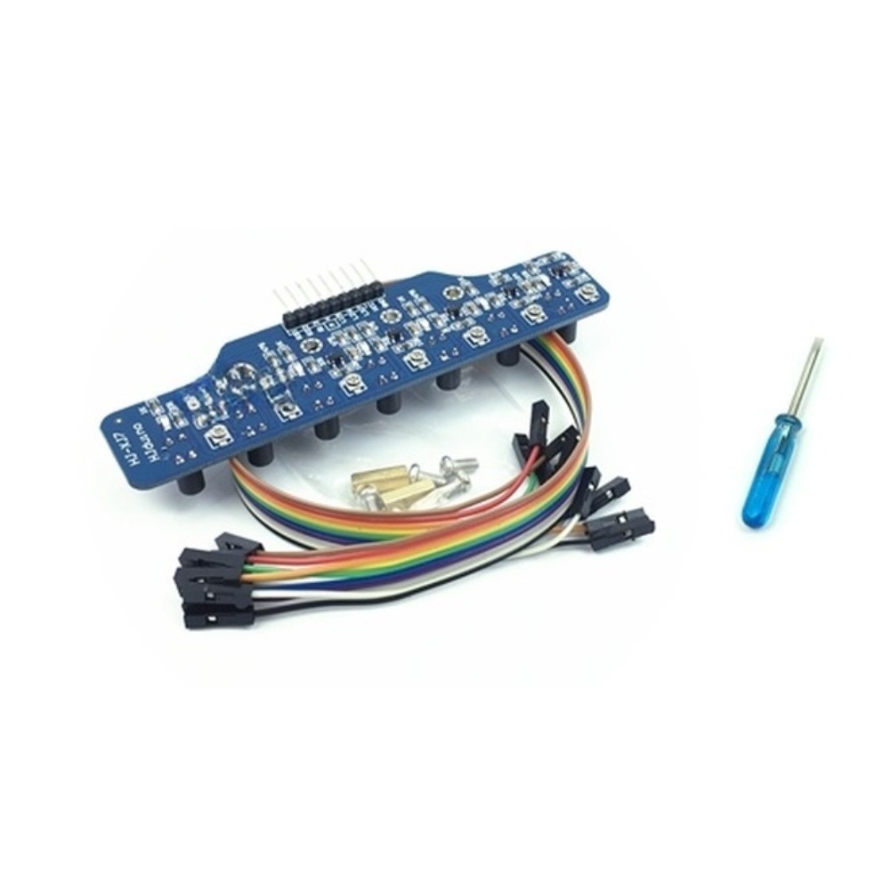 7 Way Digital Line Tracking Sensor with Dual LED Light for source for