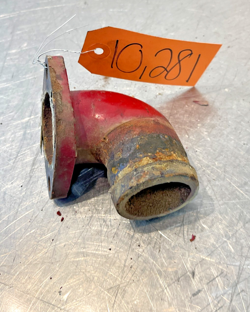 1980 International IH 484 Tractor Water Coolant Elbow Tube D179