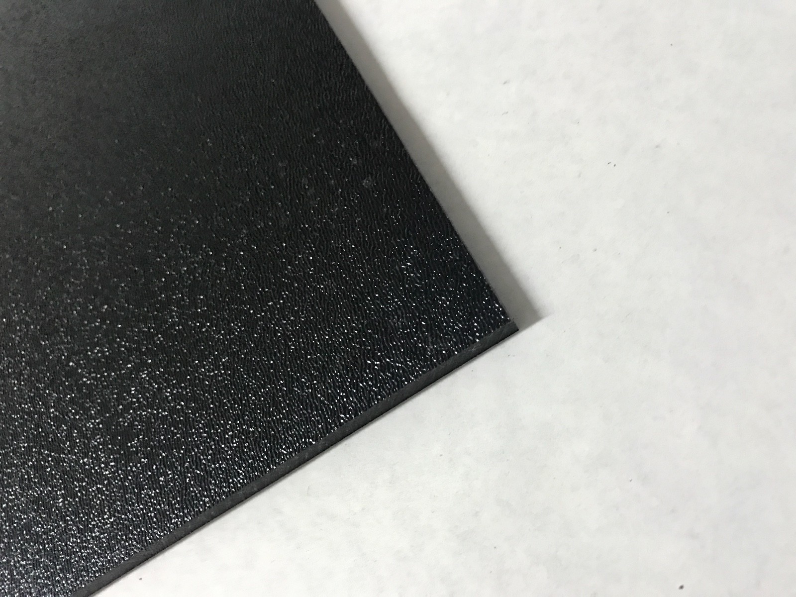 ABS Black Plastic Sheet 1/16″ x 24″ x 24” Textured 1 Side Vacuum Forming
