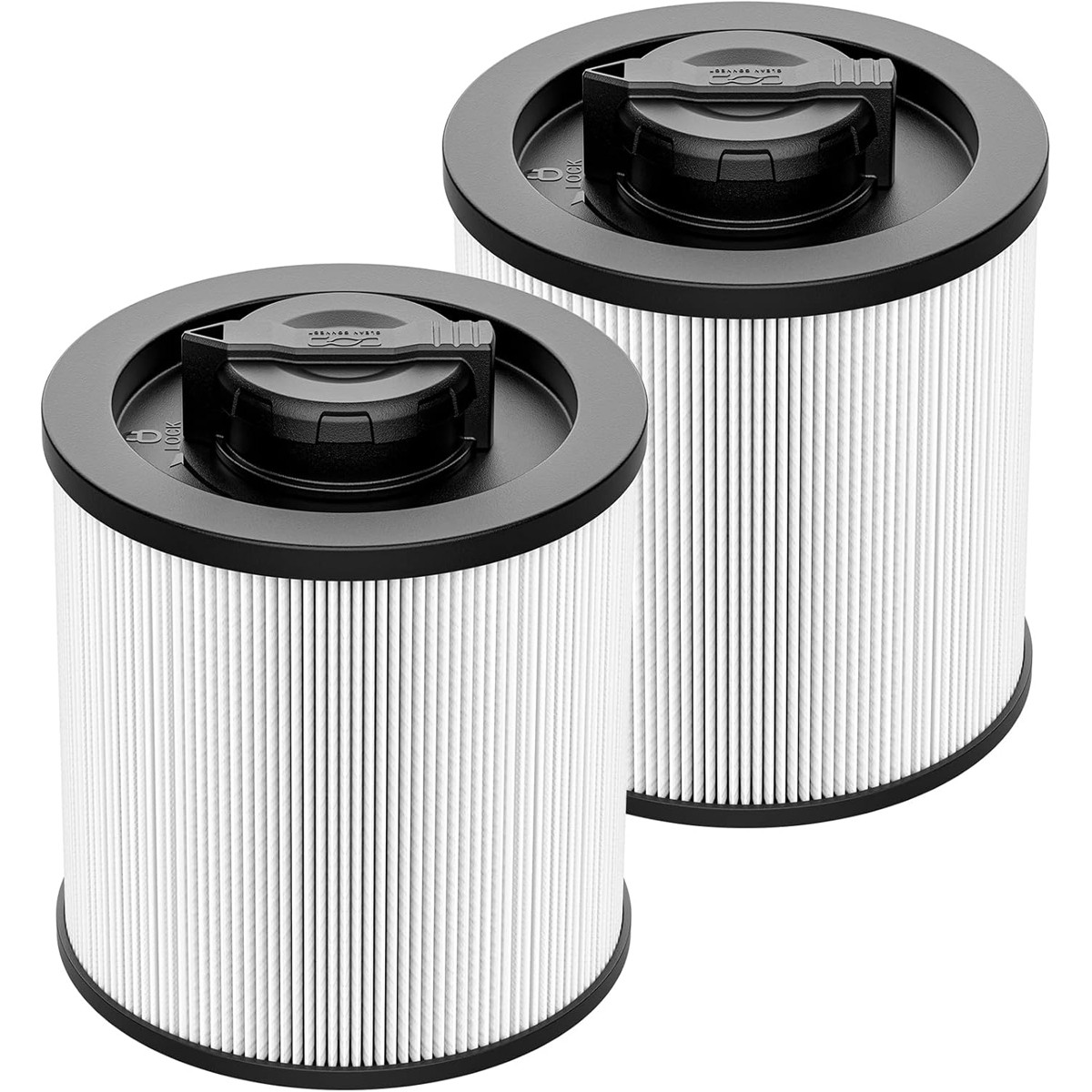 2 Pack DXVC6910 Cartridge Filter Replacement for DEWALT 6-16 Gallon Wet/Dry Vac