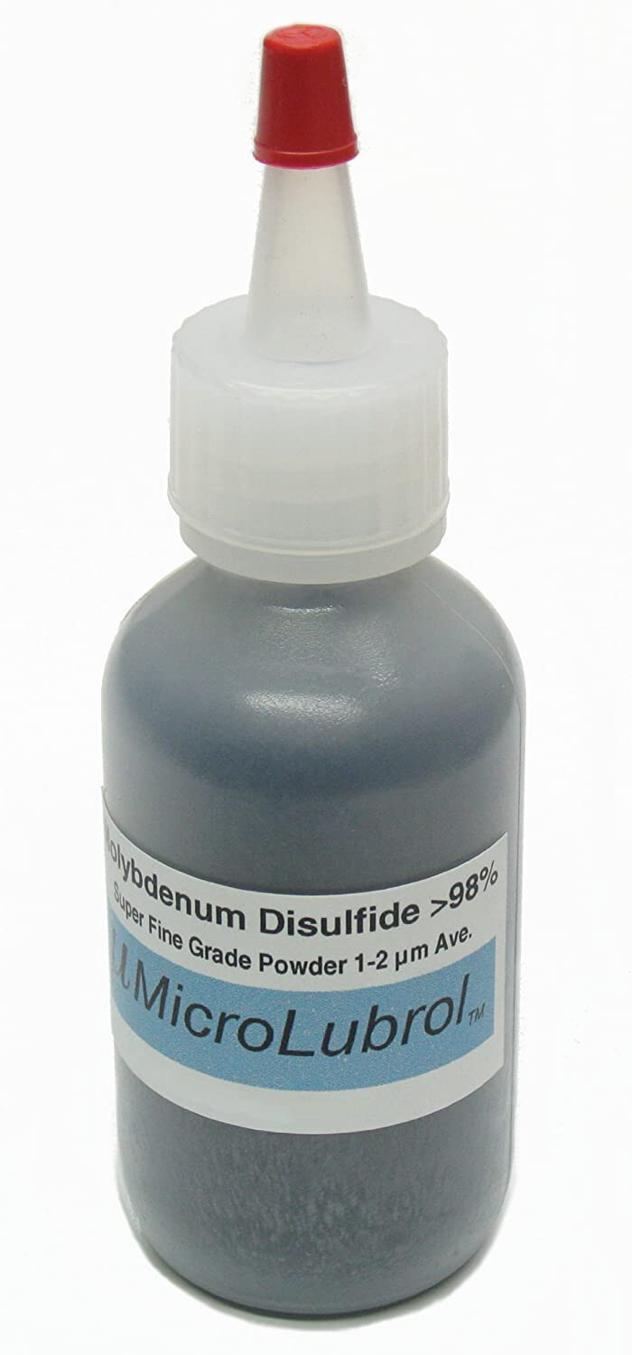 ½ oz MICROLUBROL MOLYBDENUM DISULFIDE Moly MoS2 Powder SUPER FINE 1-2 micron