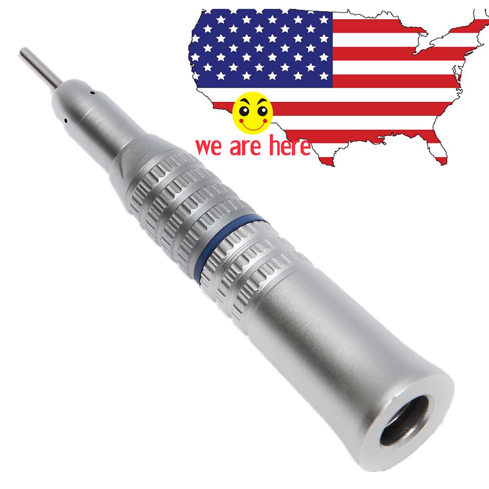 Dental low speed handpiece push button contra straight E-type motor 2/4holes