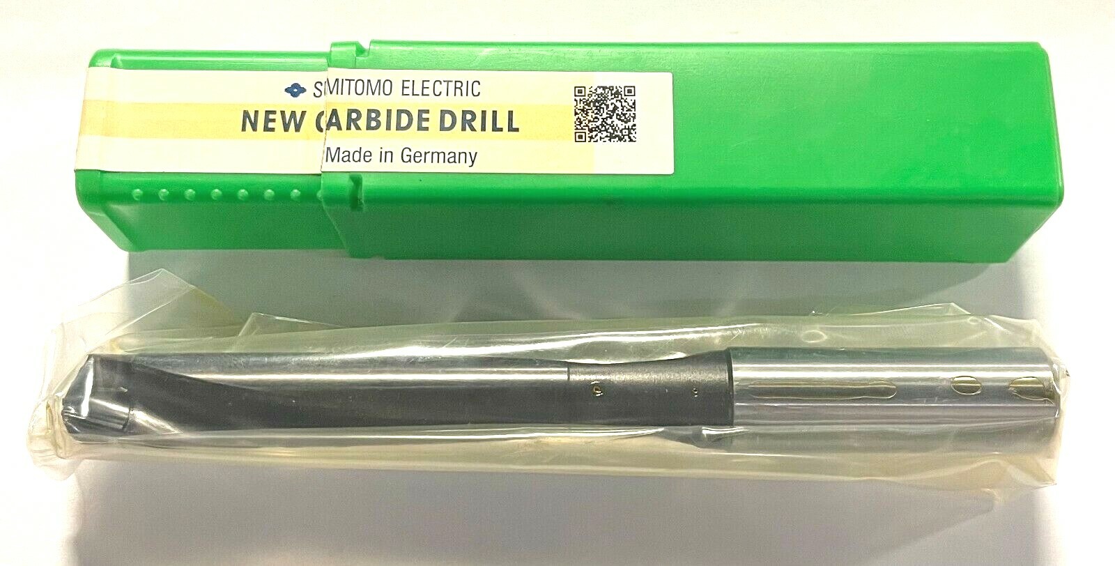 Sumitomo 14.5mm Drill Bit Brazed Carbide Tip Coolant Thru 140Â° TiAlN