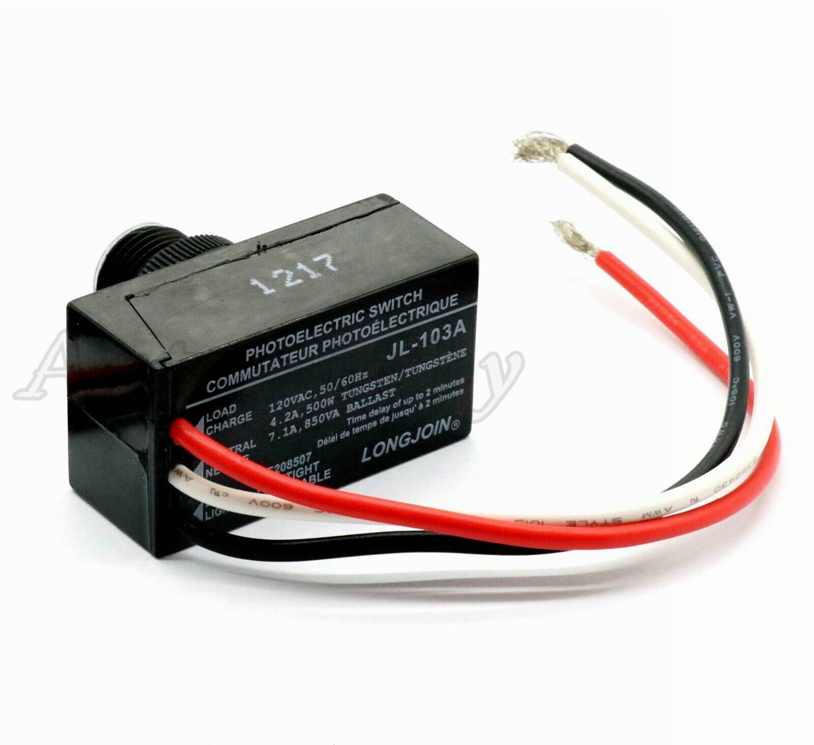 US New Outdoor Electric Resistor Photocell Light Control Sensor Switch JL103A
