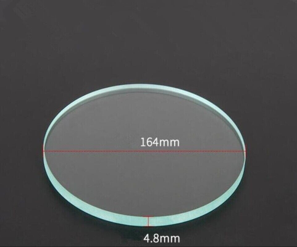 Dia.107mm/164mm/262mm Microscope Transparent Glass Plate for Nikon Stage 1PC