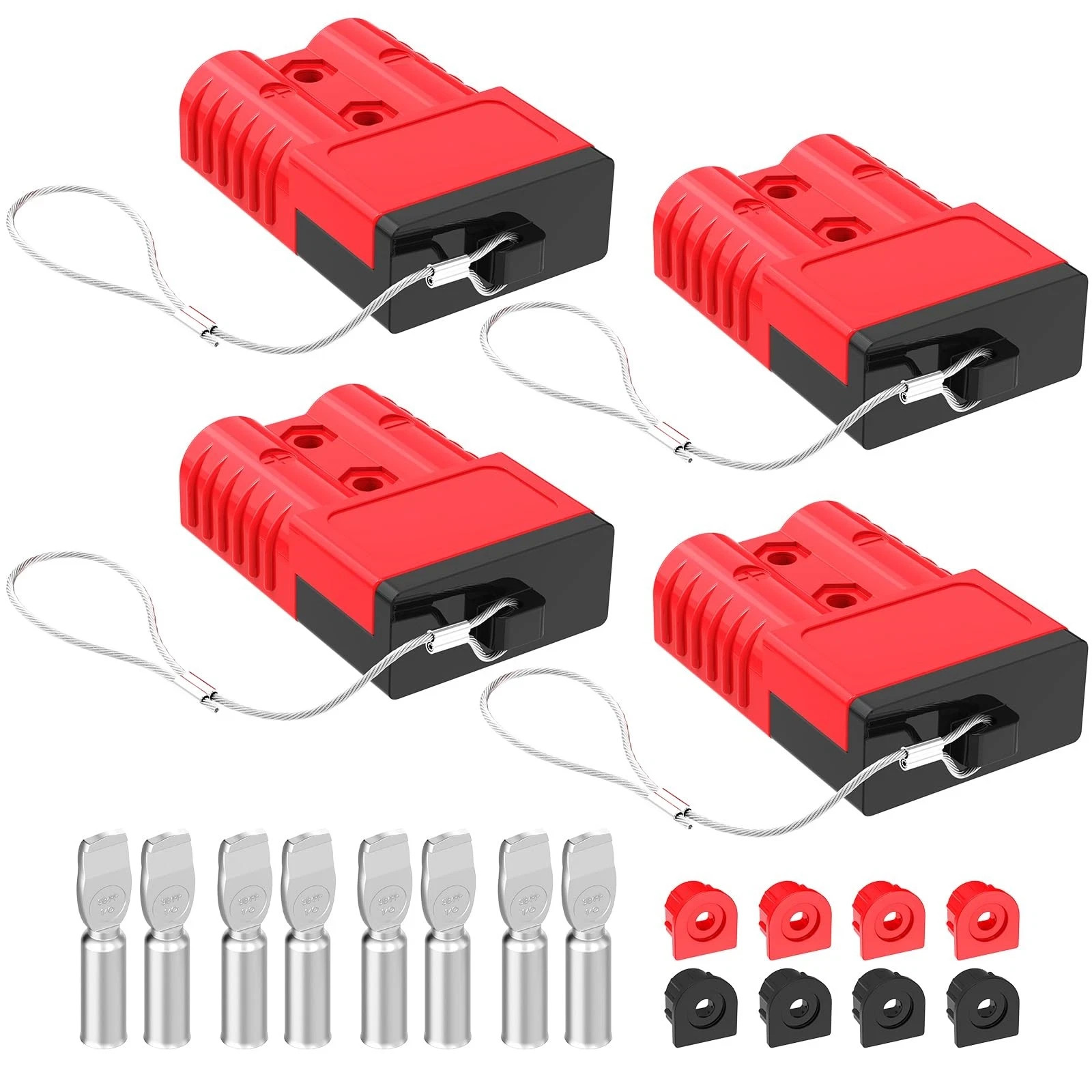 Anderson Connector 175AMP 1/0AWG Battery Quick Connect W/Hard Cover 12V-36V And