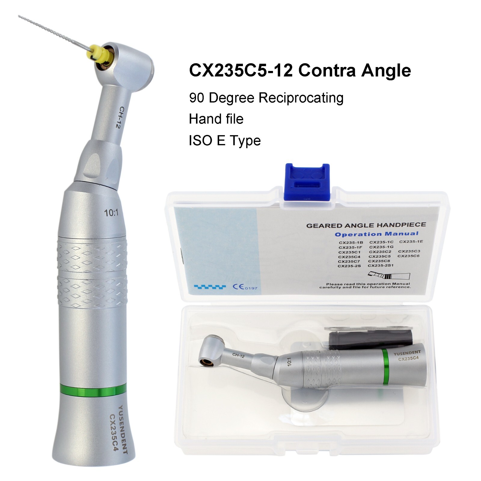 COXO Dental Endo Handpiece 6:1 10:1 Contra Angle Reciprocating For Dentsply NSK