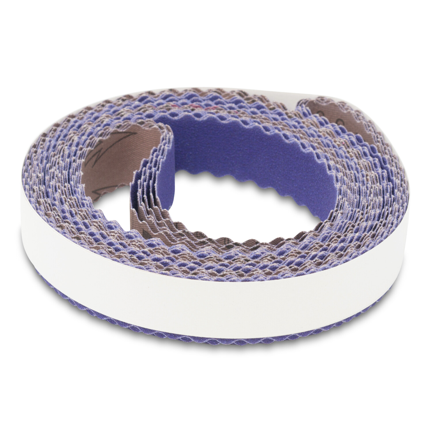 2 X 72 Inch 120 Grit Scalloped Aluminum Oxide Sanding Belts, 3 Pack