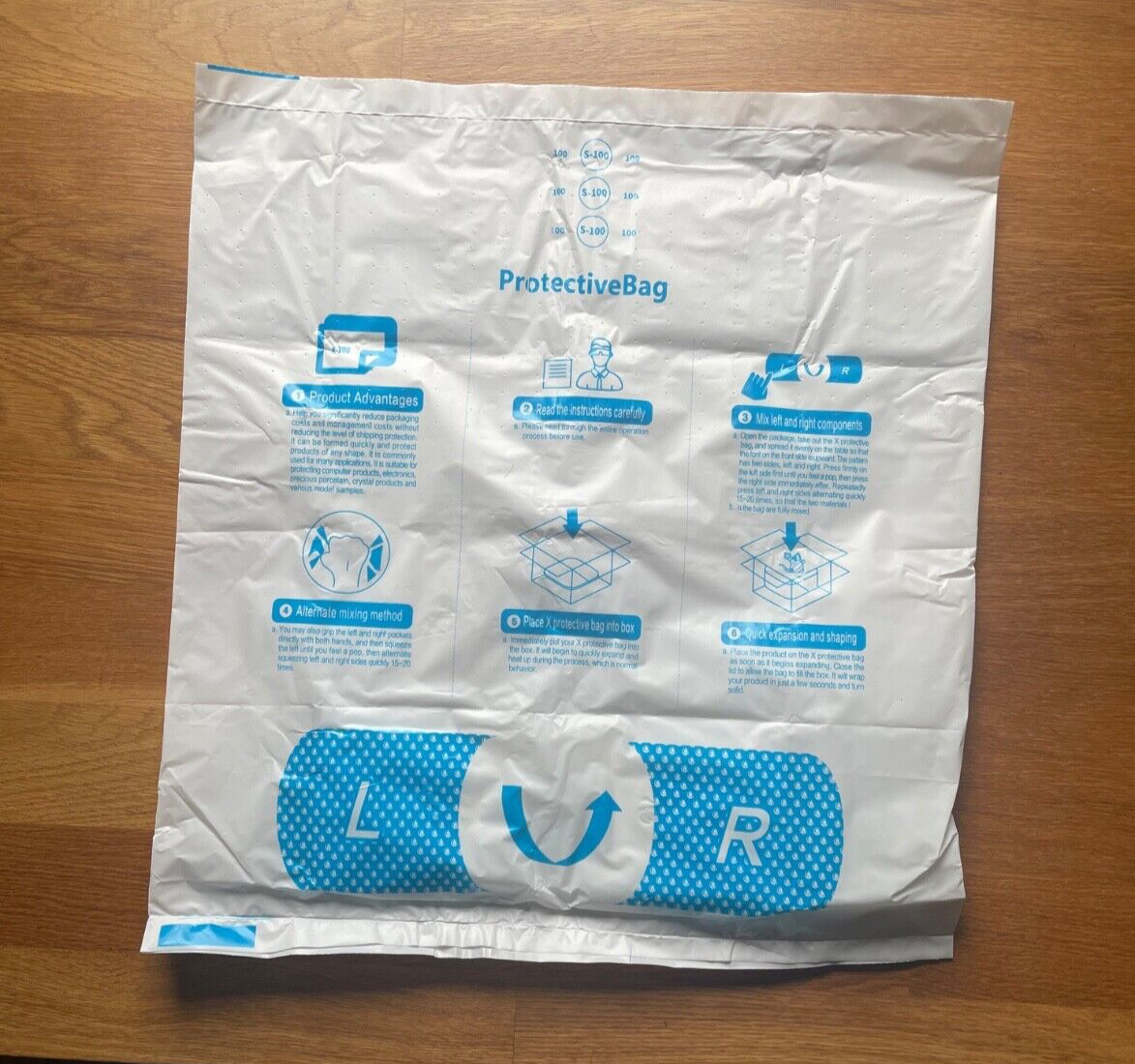 20 Instant foam protective bags (#10 Size) for fragile shipments. SAVE in BULK!