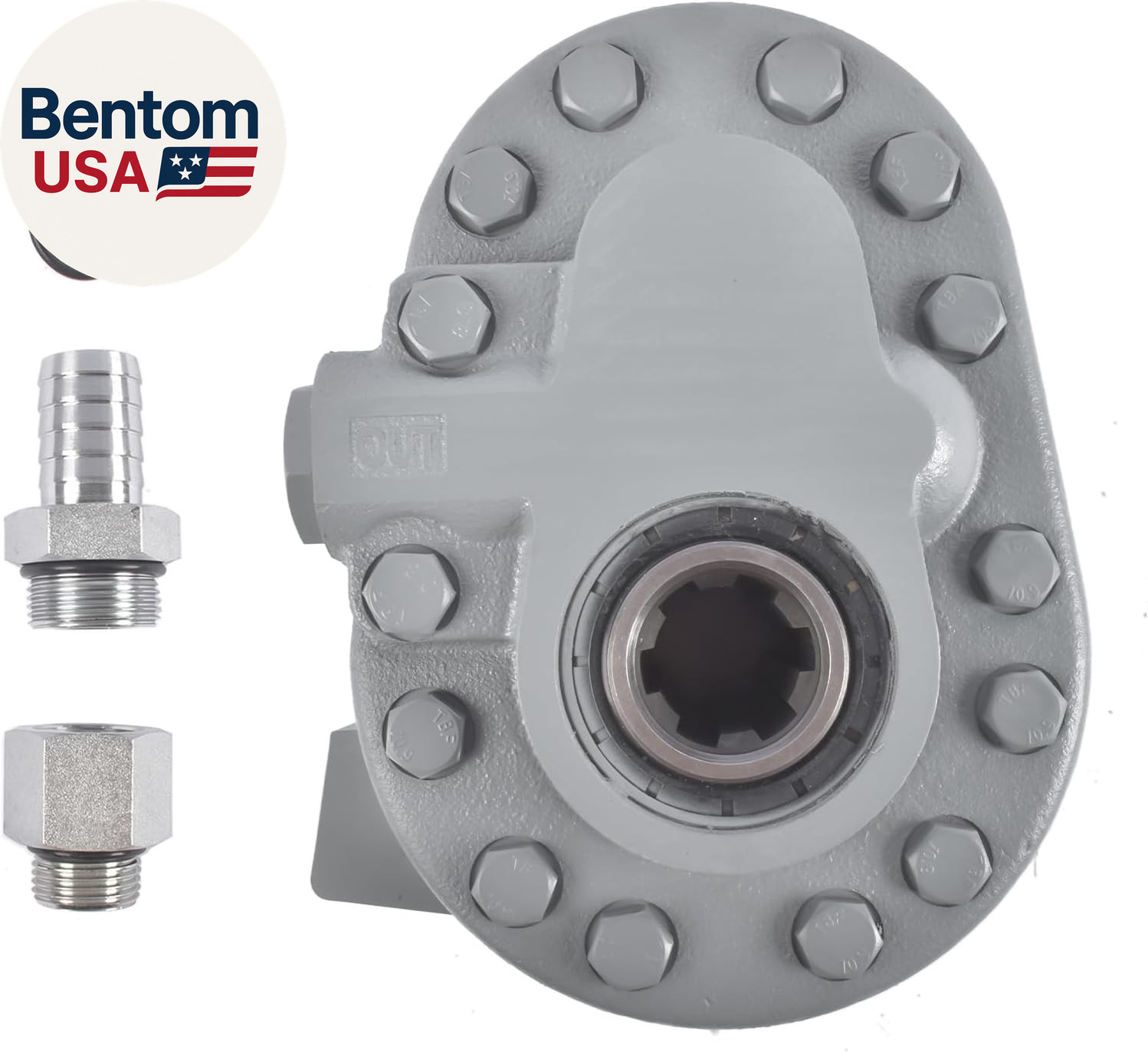7.4 GPM Hydraulic PTO Pump 540 RPM 2250 PSI 6 Teeth SAE 16 Inlet and SAE 12 Outl