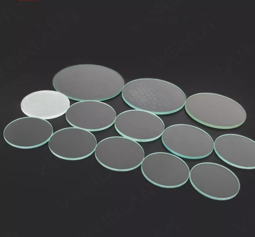 Dia.107mm/164mm/262mm Microscope Transparent Glass Plate for Nikon Stage 1PC