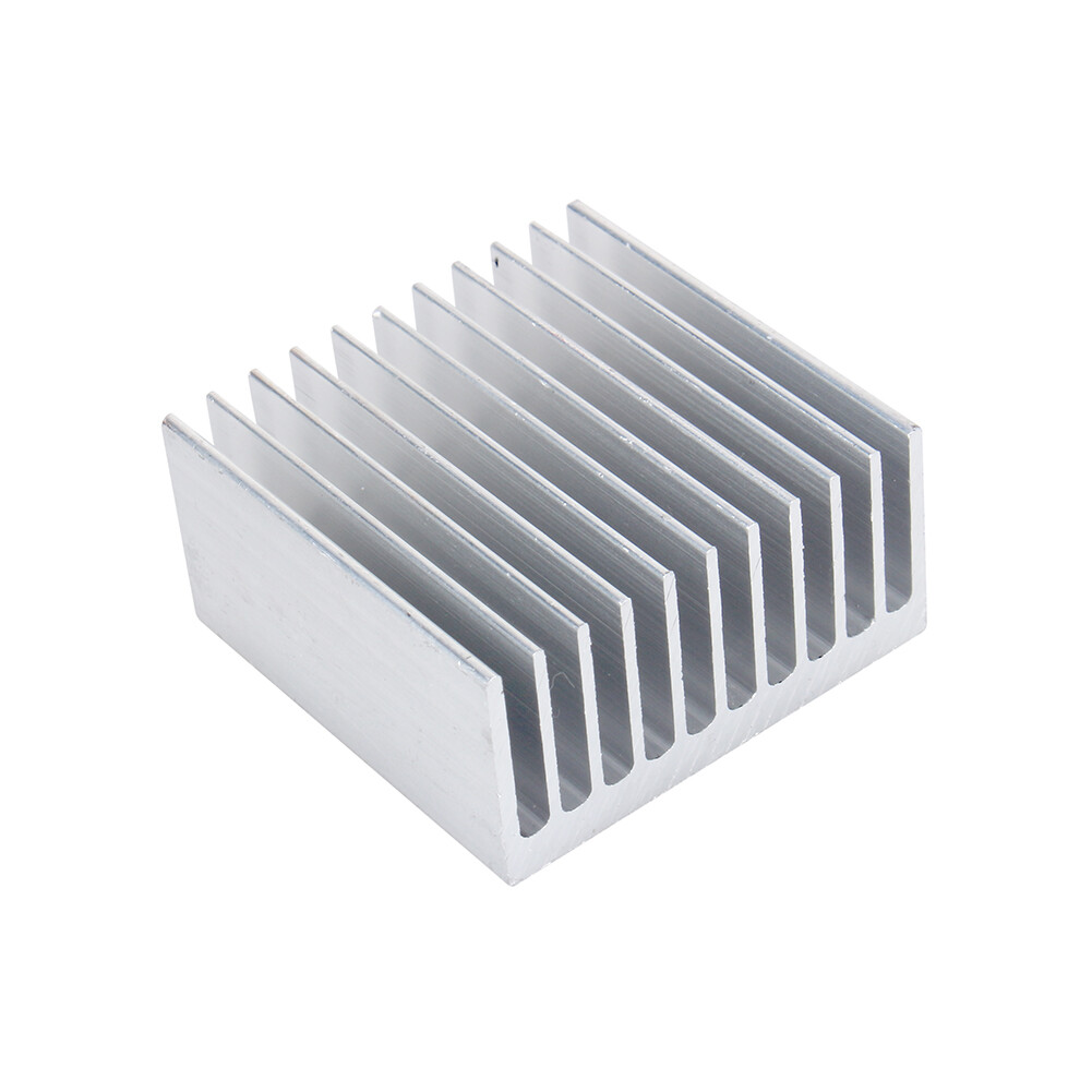 Aluminium Heatsink Heat Sink 11 Tooth 40mm*40mm*20mm White