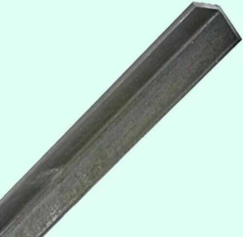 Iron Angle 1/8 Inch x 1 Inch x 6 Feet Hot Rolled Carbon Steel 90° Stock Mill NEW