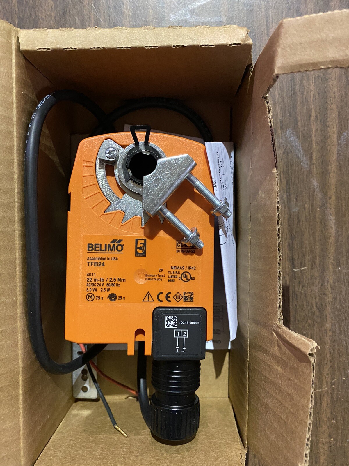 Belimo TFB24 24V Spring Return Actuators & Dampers