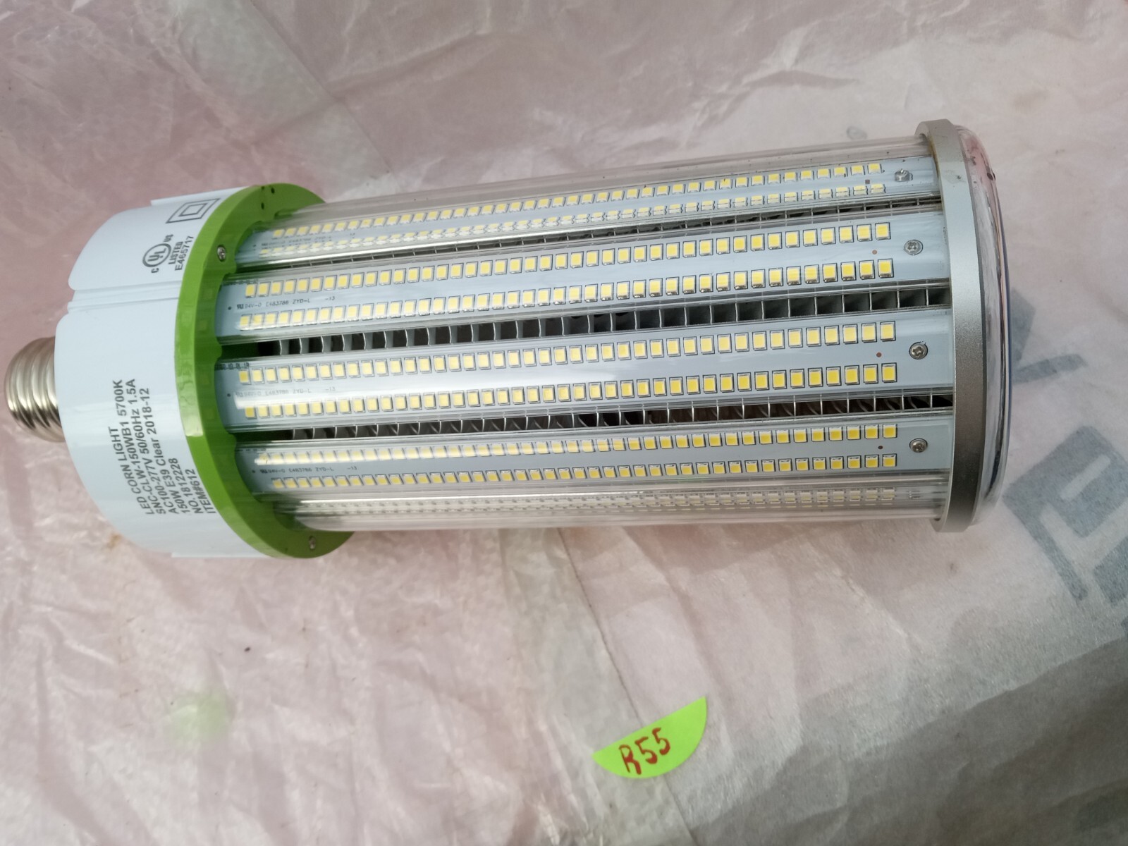 LED CORN LIGHT SNC-CLW-150WB1 5700K AC100-277V 150W E39 CLEAR