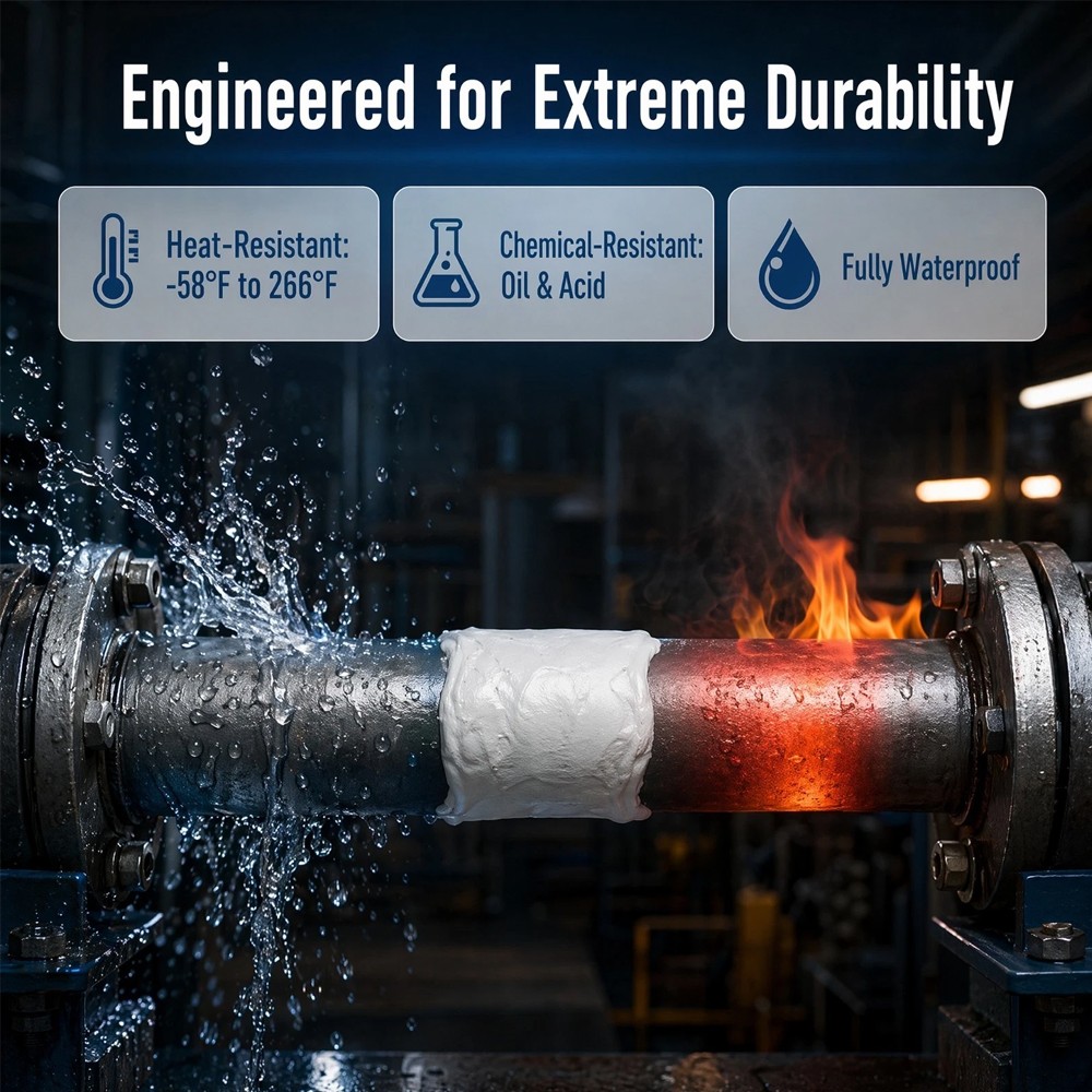 Steel Reinforced Epoxy Putty-Epoxy Putty Fast Repair Clay,Waterproof Heat-Resist