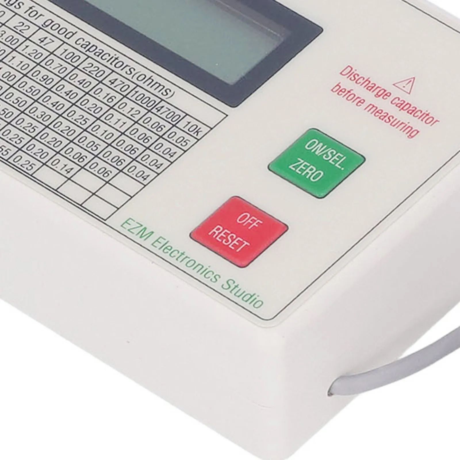 Handheld ESR DCR Capacitor Tester High Accuracy Capacitance Meter ESR-2501C