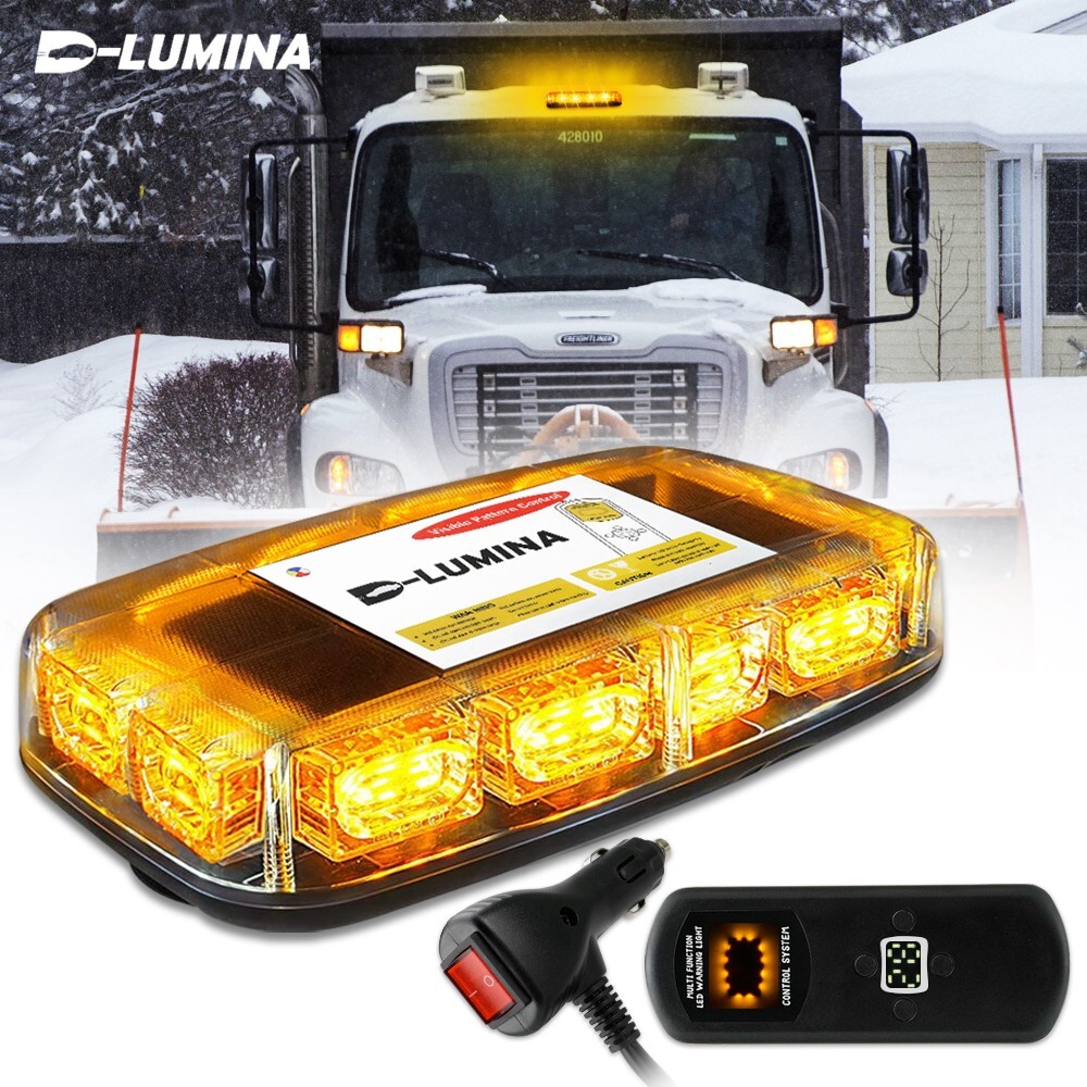 72 LED Roof Top Strobe Beacon Light Bar for Tow Trucks Snow Plow & Emergency car