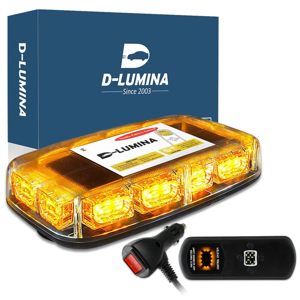 72 LED Roof Top Strobe Beacon Light Bar for Tow Trucks Snow Plow & Emergency car