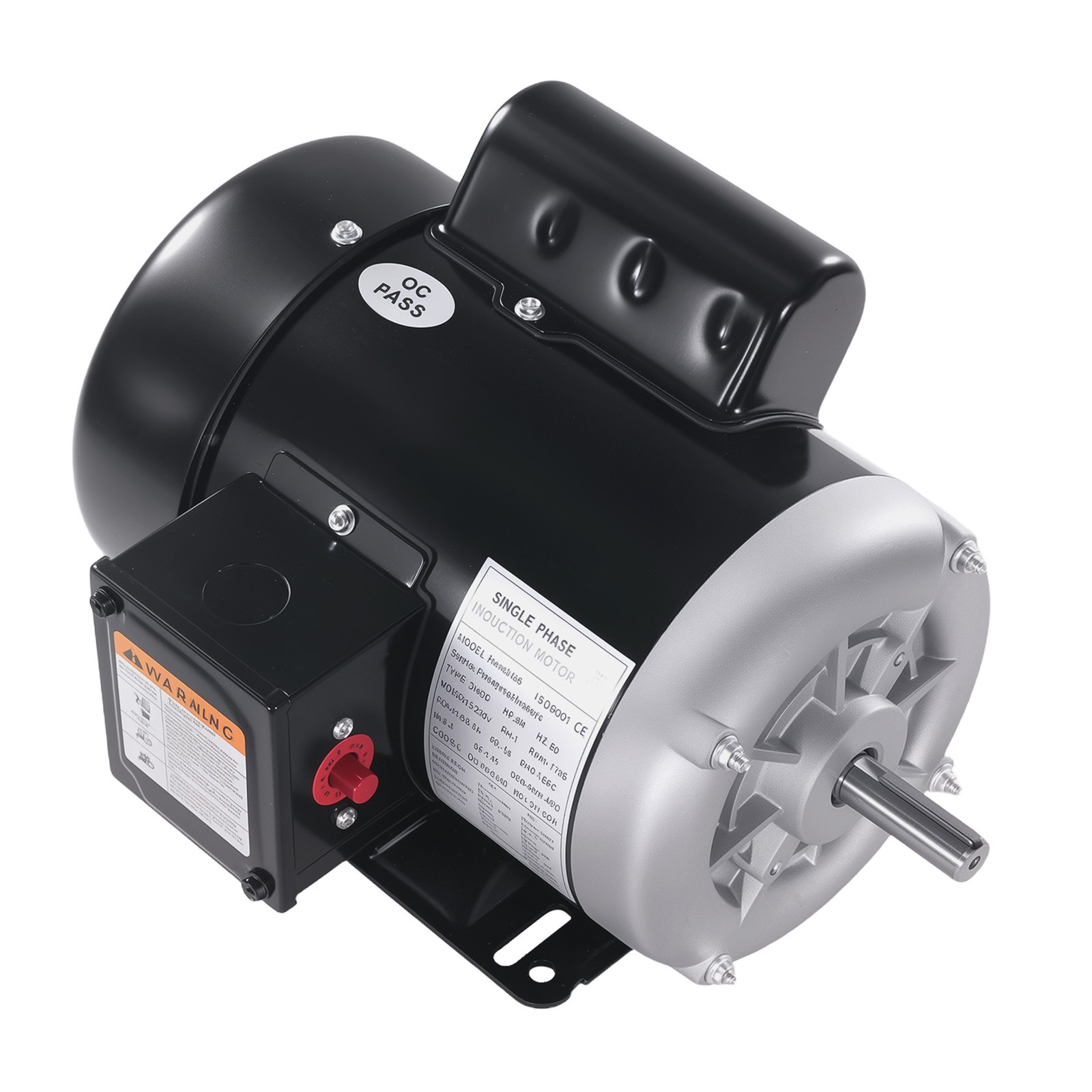 3/4 HP Electric Motor Single Phase 1725 RPM 115/230V 60Hz Frame 56 ODP