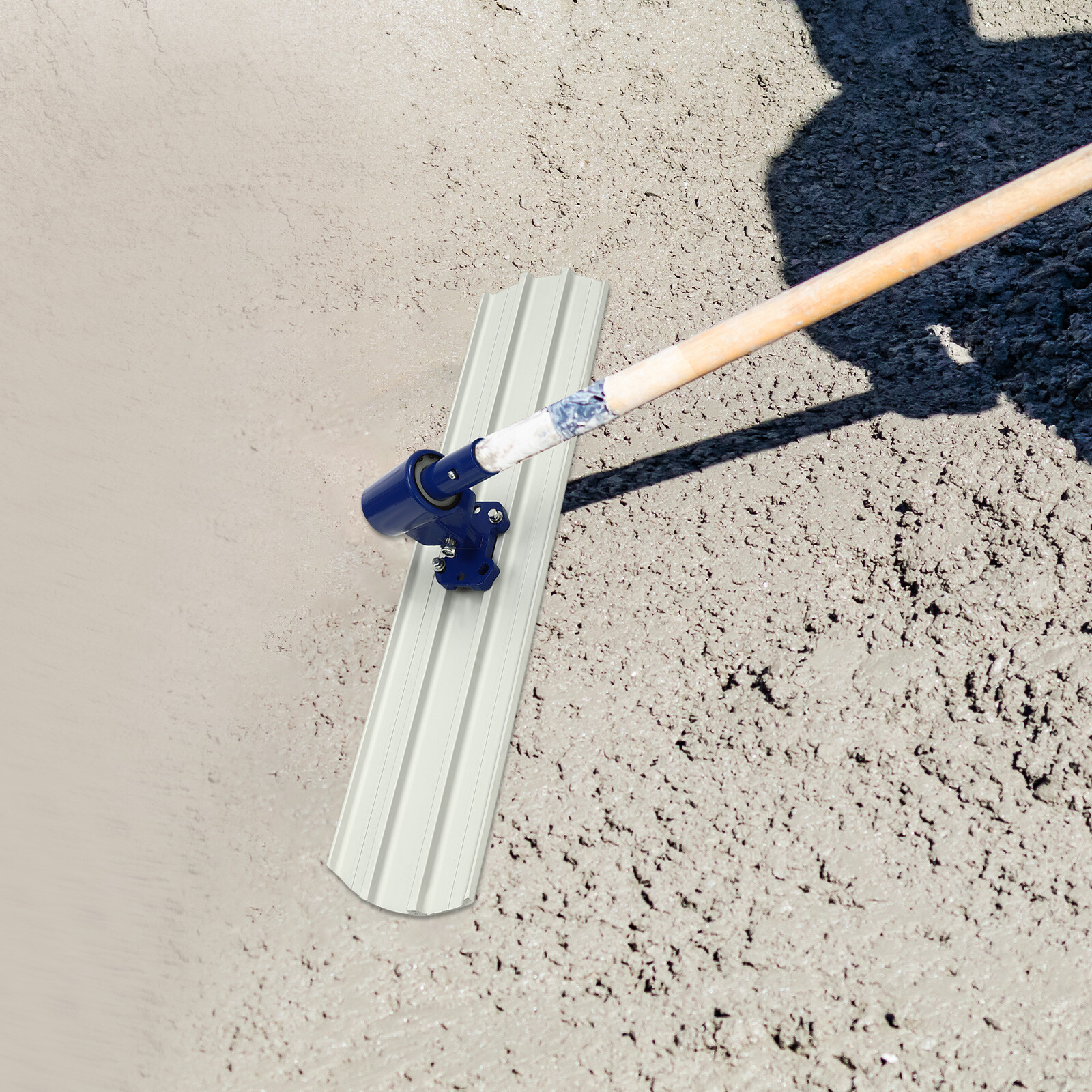35.43*7.87“ Titanium-Magnesium Alloy Trowel Concrete Finishing Tool W/ Connector