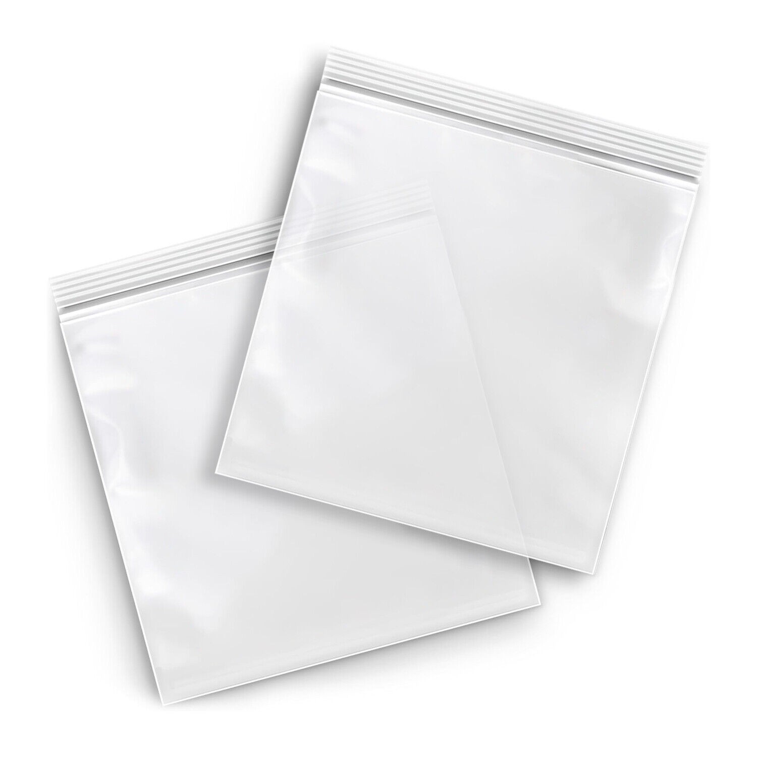 12″ x 15″ Heavy Duty 4 MIL Resealable Zip Top Lock Clear Plastic Bags 12×15 1000