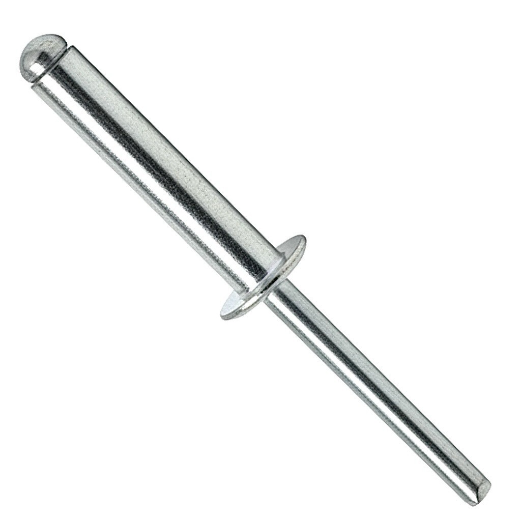 Pop Rivets 1/4″ x 1″ Aluminum Body Steel Mandrel Dome Head Blind Qty 25