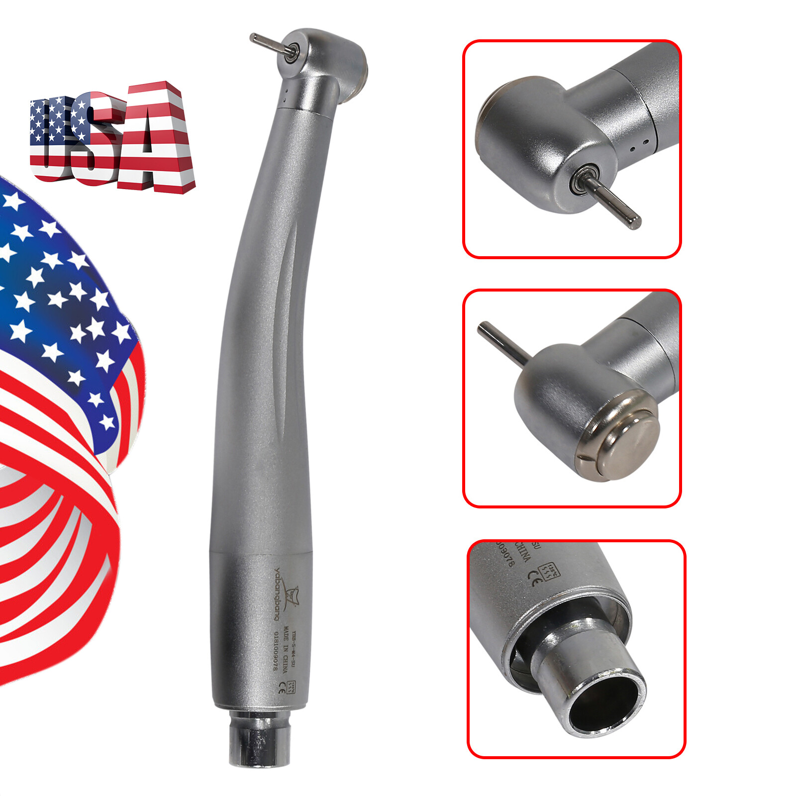 1-10* NSK Style Dental High Speed Handpiece Standard Head /4 H Coupler YBNK4 ty