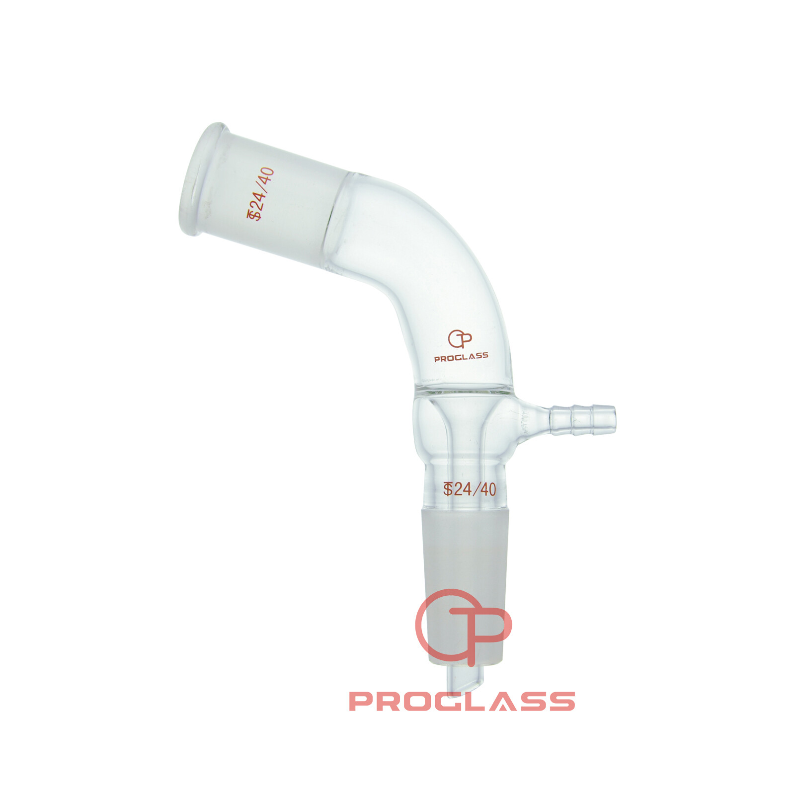 Laboratory Glass Adapters Vacuum Take Off 105°