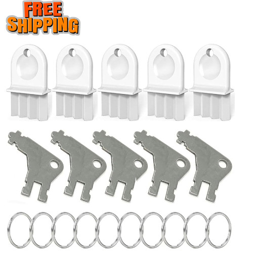 Paper Towel Dispenser Key, 10 Pack Toilet Paper Dispenser Key for Universal Waff
