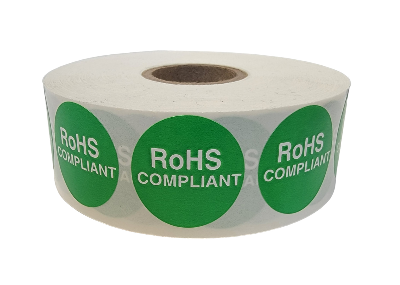 ROHS Compliant – Regulated D.O.T. Stickers (1″ Round, Green) 500 Adhesive Labels