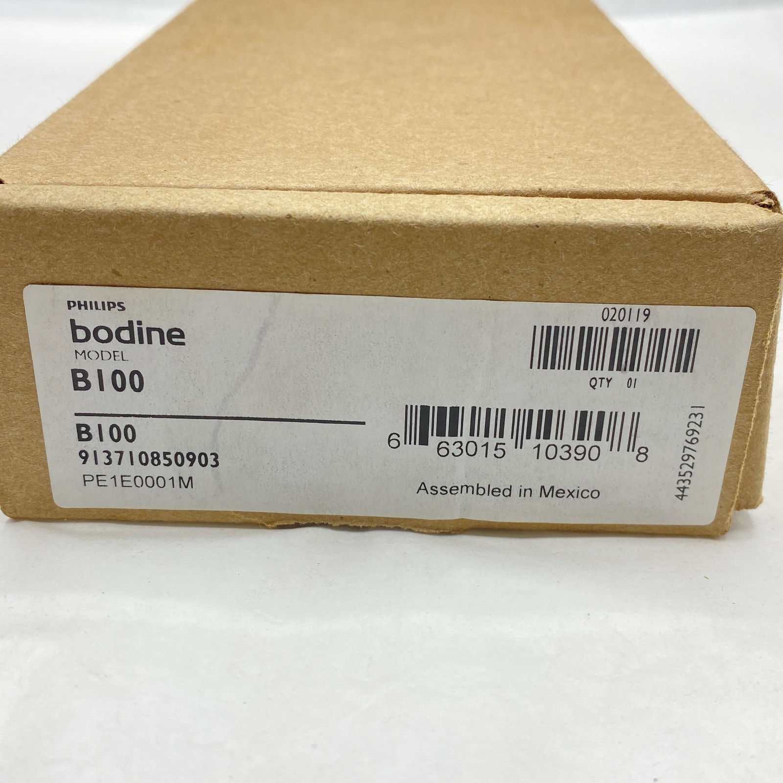 PHILIPS BODINE MODEL B100 EMERGENCY LIGHTING BALLAST PE1E0001M 127/277VAC 280mA