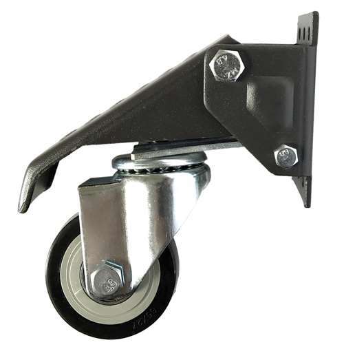 65mm Workbench Caster Wheel 88 pounds Polypropylene core Polyurethane Top Plate