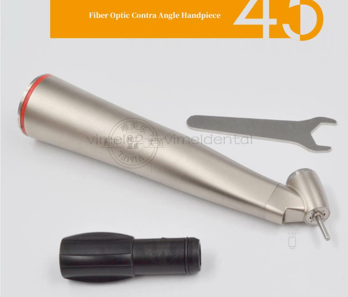 45 Degree Dental Contra Angle with led light surgical handpiece 1:4.2 Increasing