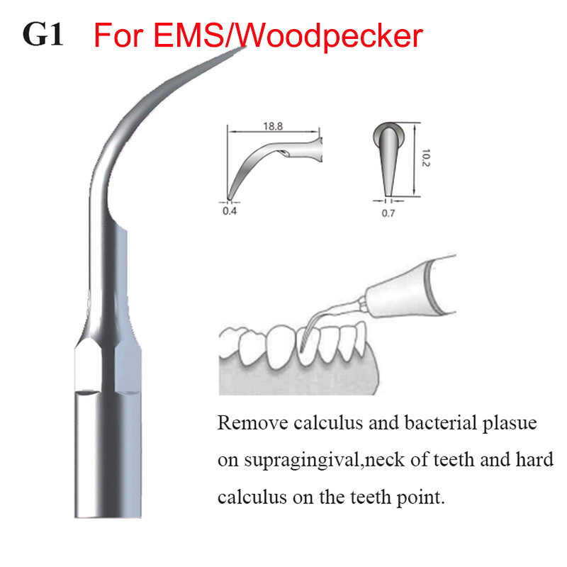Dental Ultrasonic Piezon Scaler Tips fit EMS Woodpecker/Satelec/Sirona Handpiece