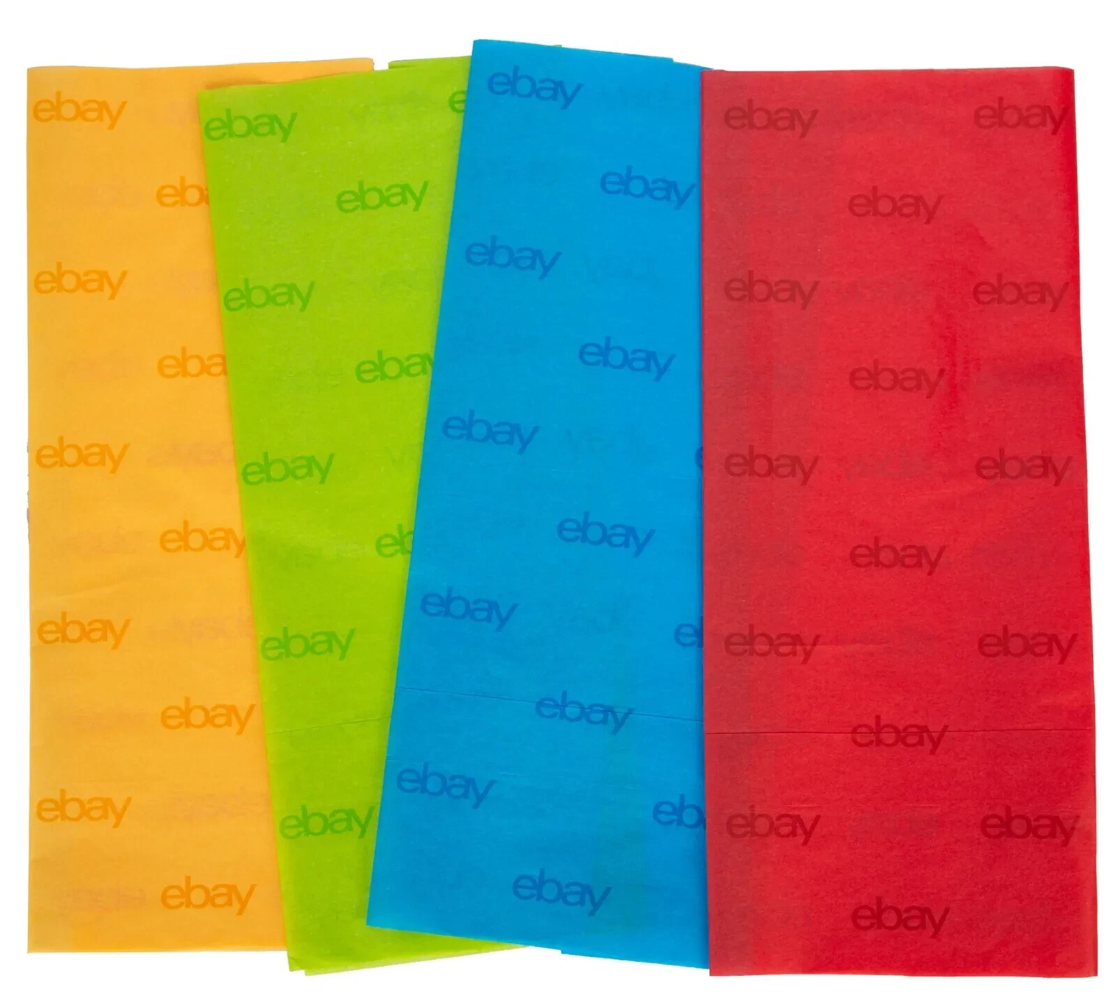 24 New EBAY Tissue Paper – Red, Blue, yellow and Green 20″ x 30″ sheets